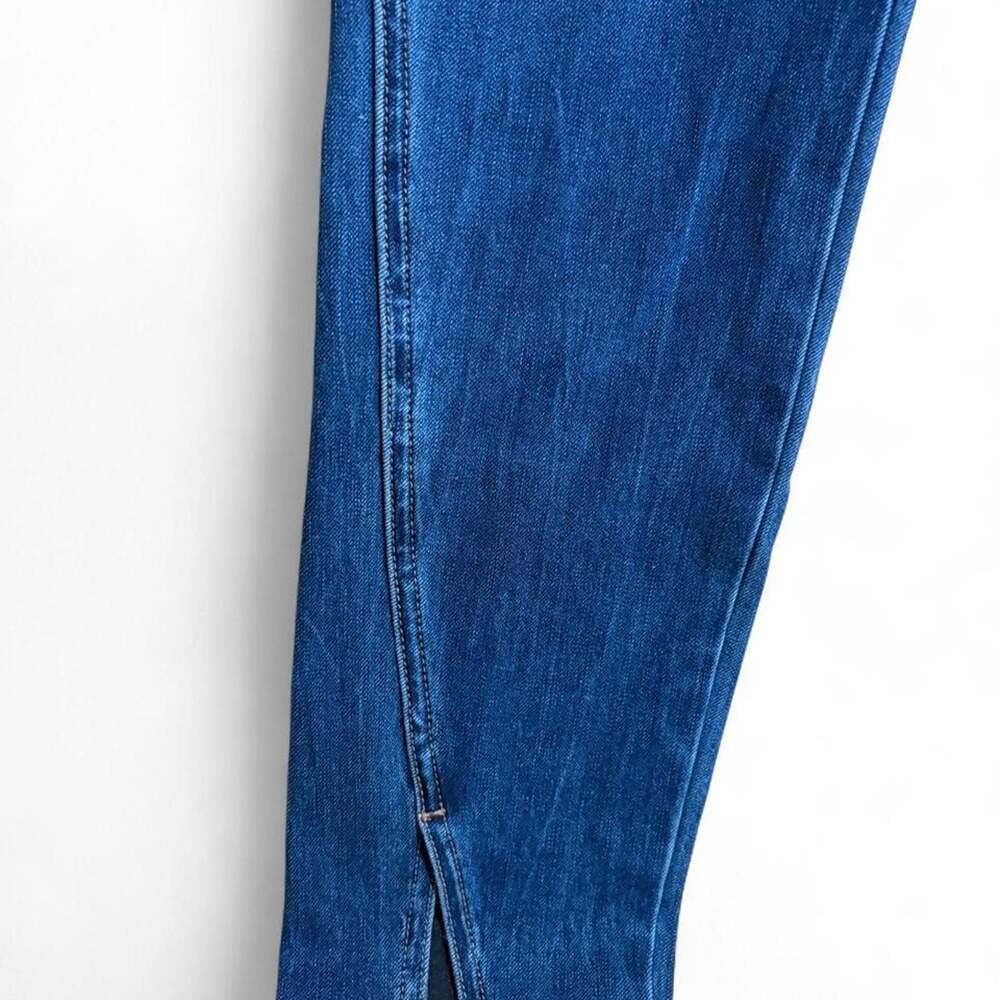 Express High Rise Split Hem Ankle Jeans - Picture 3 of 7